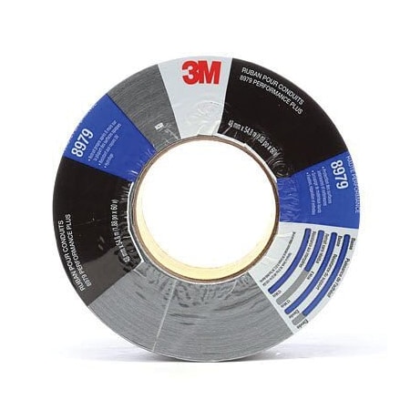 3M 3M Performance Plus Duct Tape 8979 Black, 48 mmx54.8 m 12.1 mil 7000124266